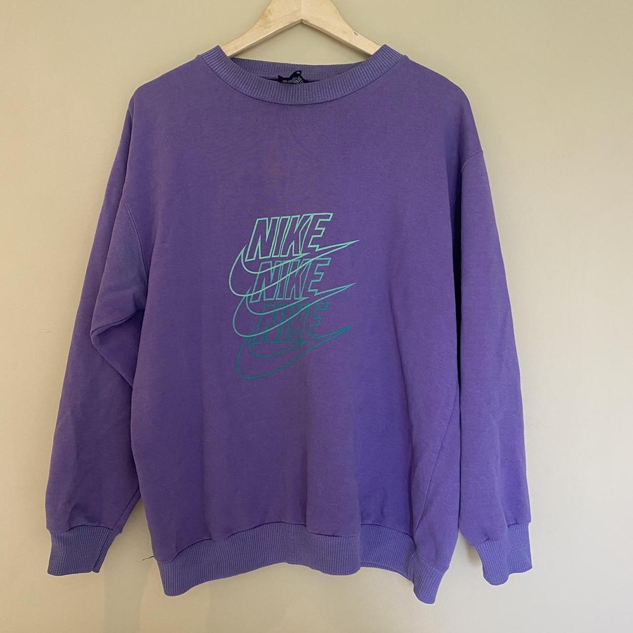 turquoise nike crewneck