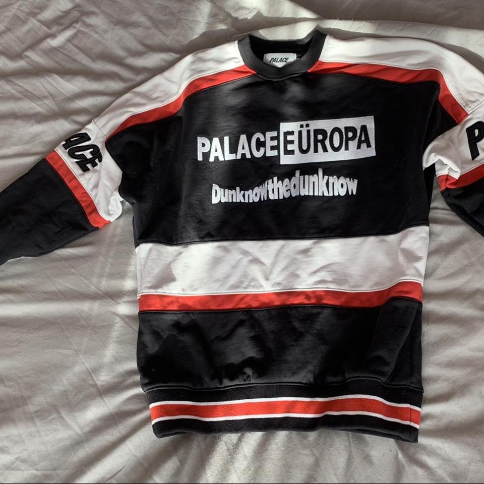 Genuine palace europa crew. Barely worn since I... - Depop