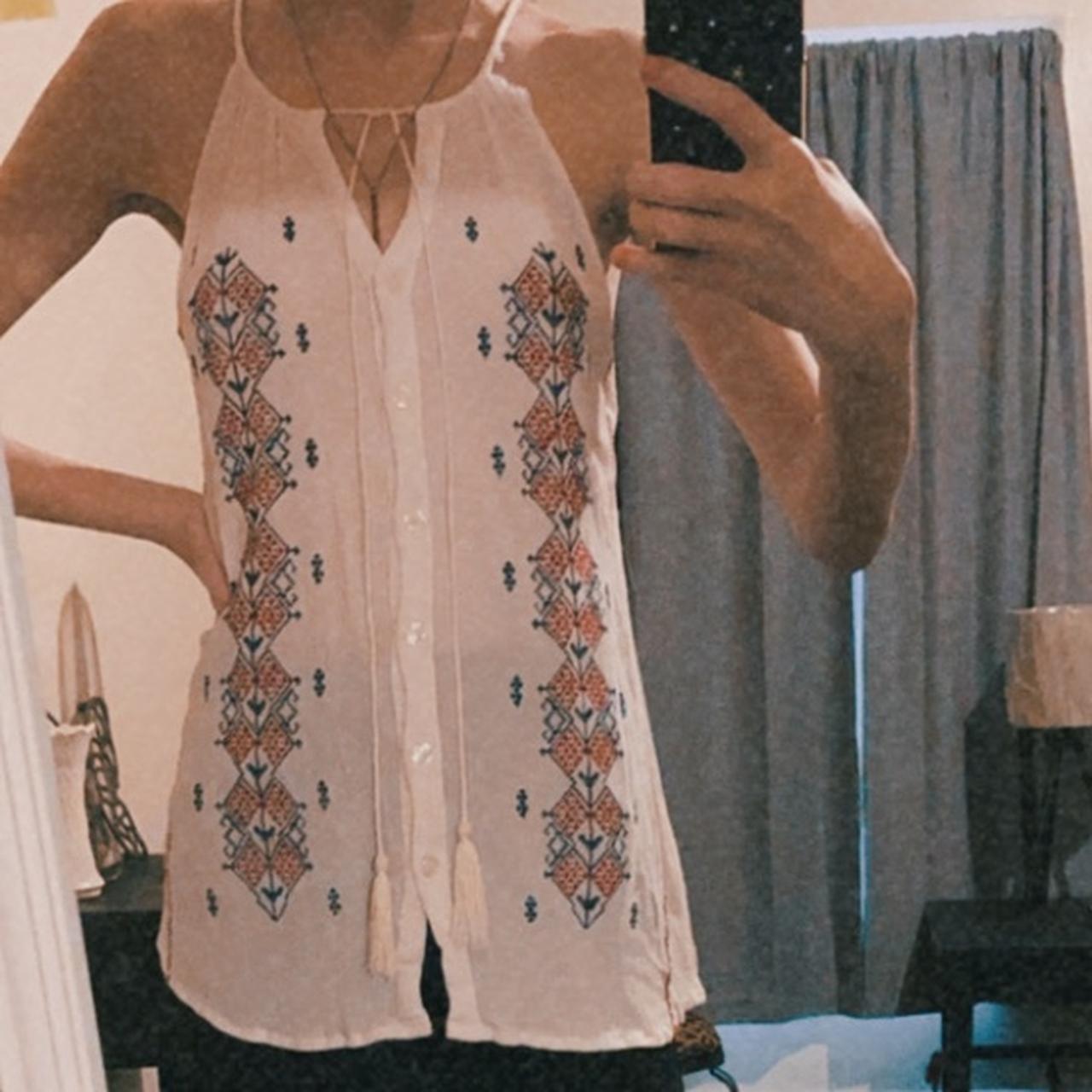 Product Image 1 - boho summer sheer button up