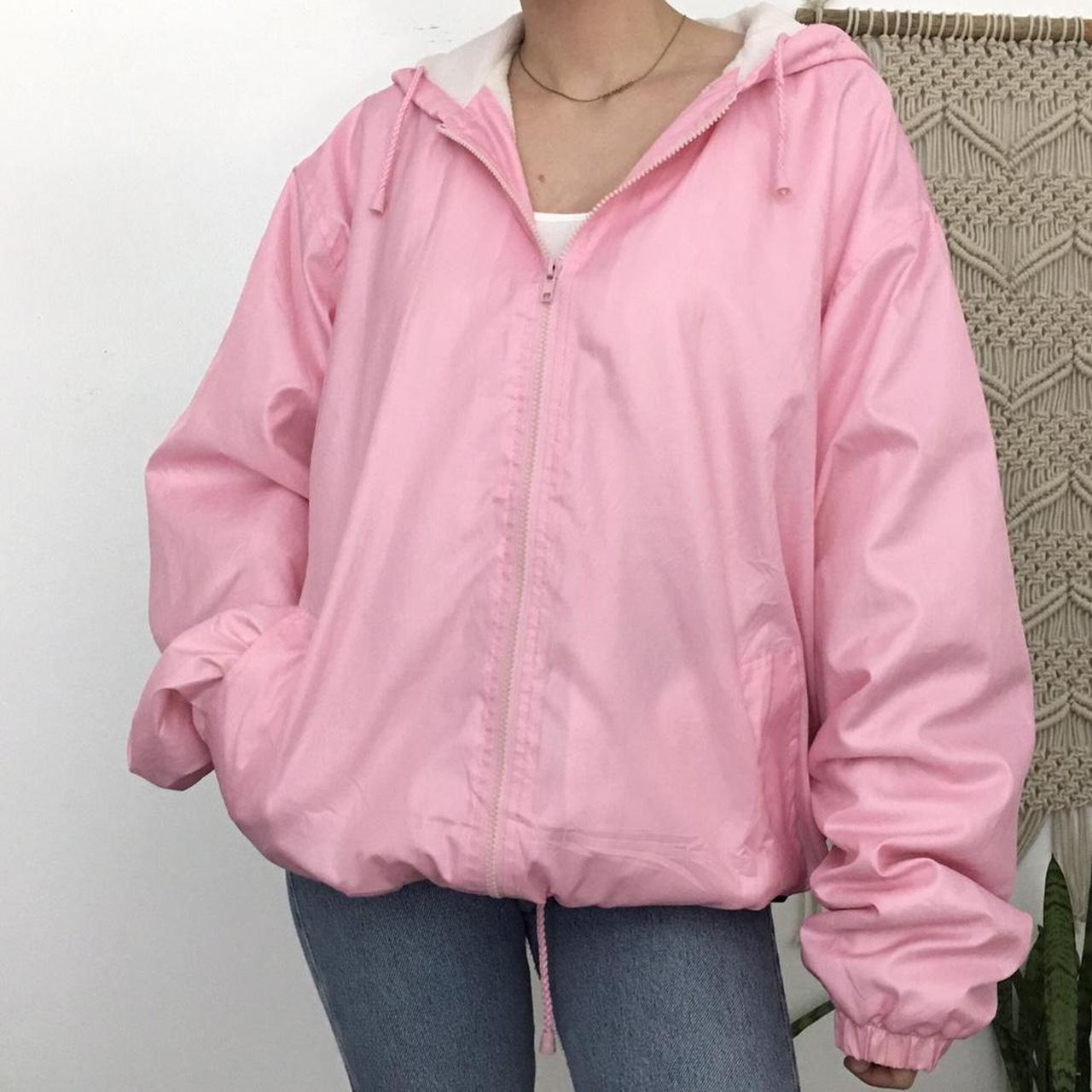 cute windbreakers pink