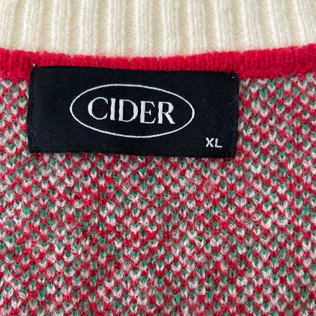 Cider sweater vest cropped boxy fit Depop