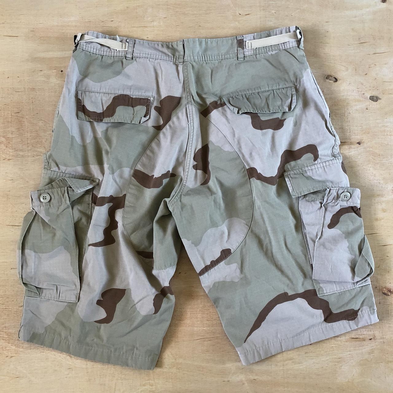 Vintage Military Issued Cargo Ripstop Shorts Sz.... - Depop