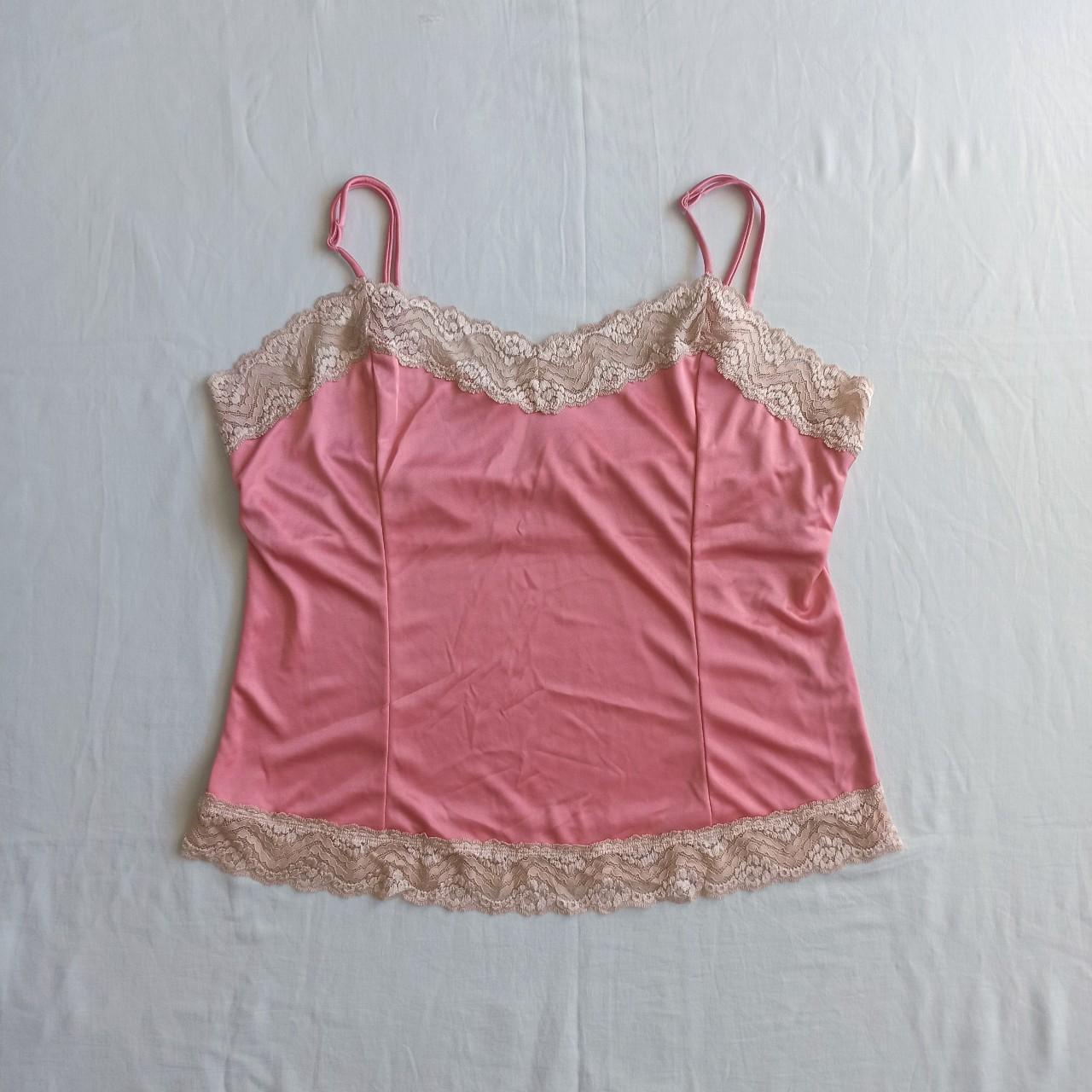 super cute peachy lil lingerie camisole top 🌼 from... - Depop