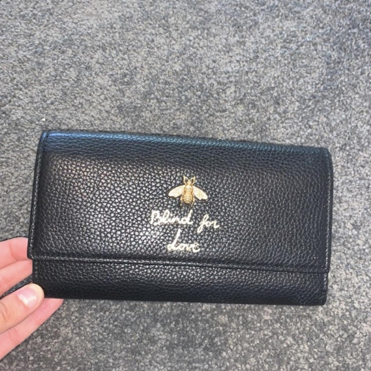 Blind for love gucci wallet hot sale