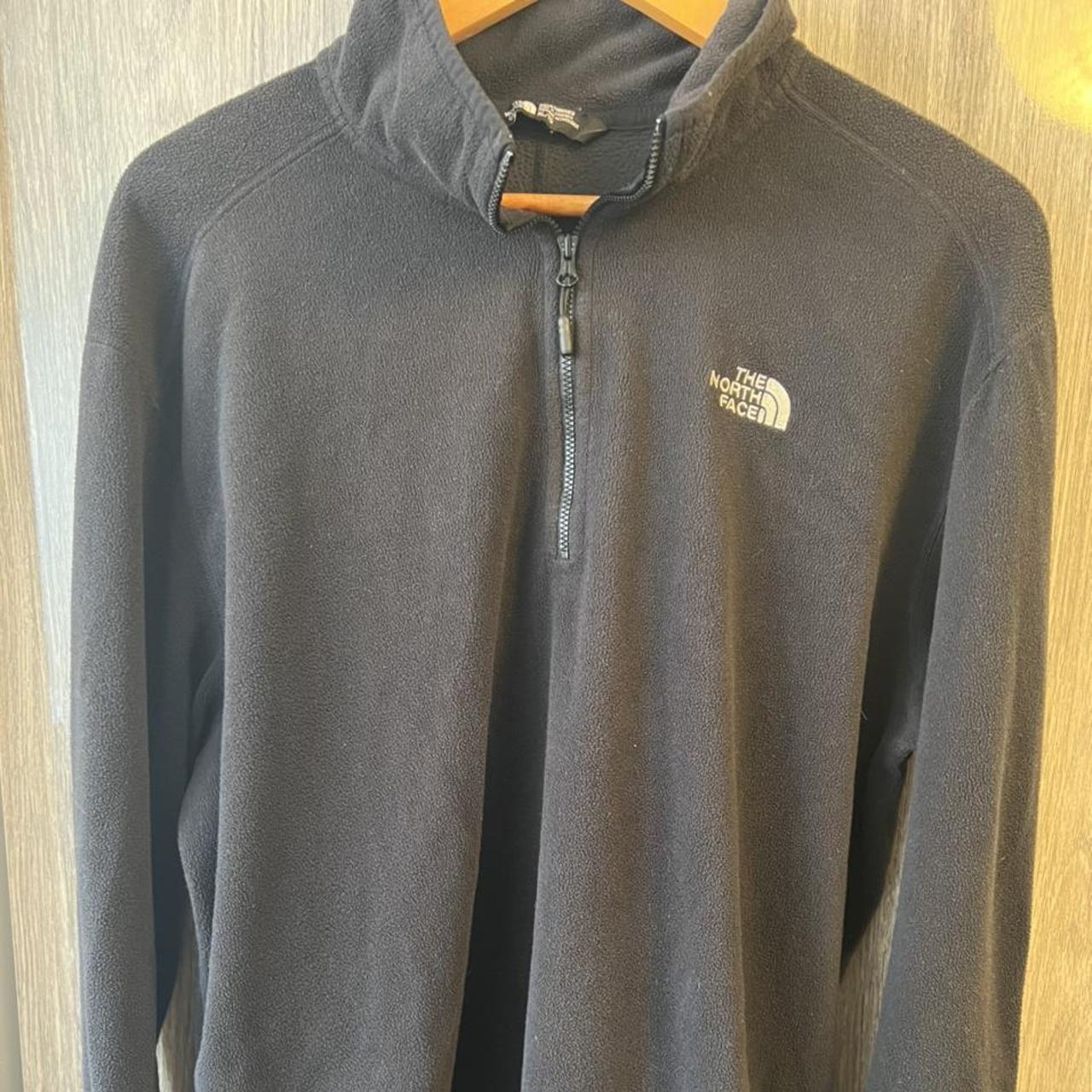 Mens north face half zip fleece Size XL Used but in... - Depop