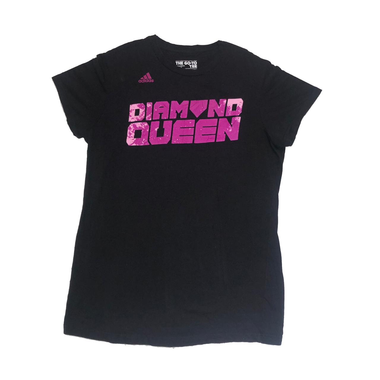 Adidas Diamond Queen T Shirt Black Size Wmns