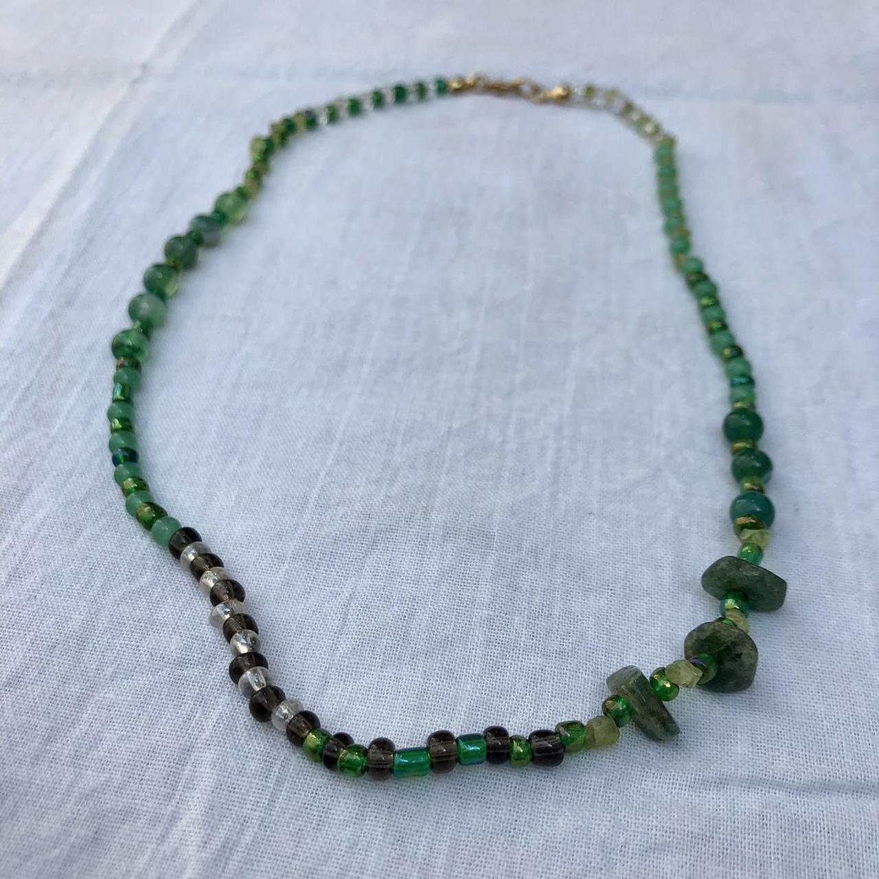 Women's Green and Gold Jewellery | Depop