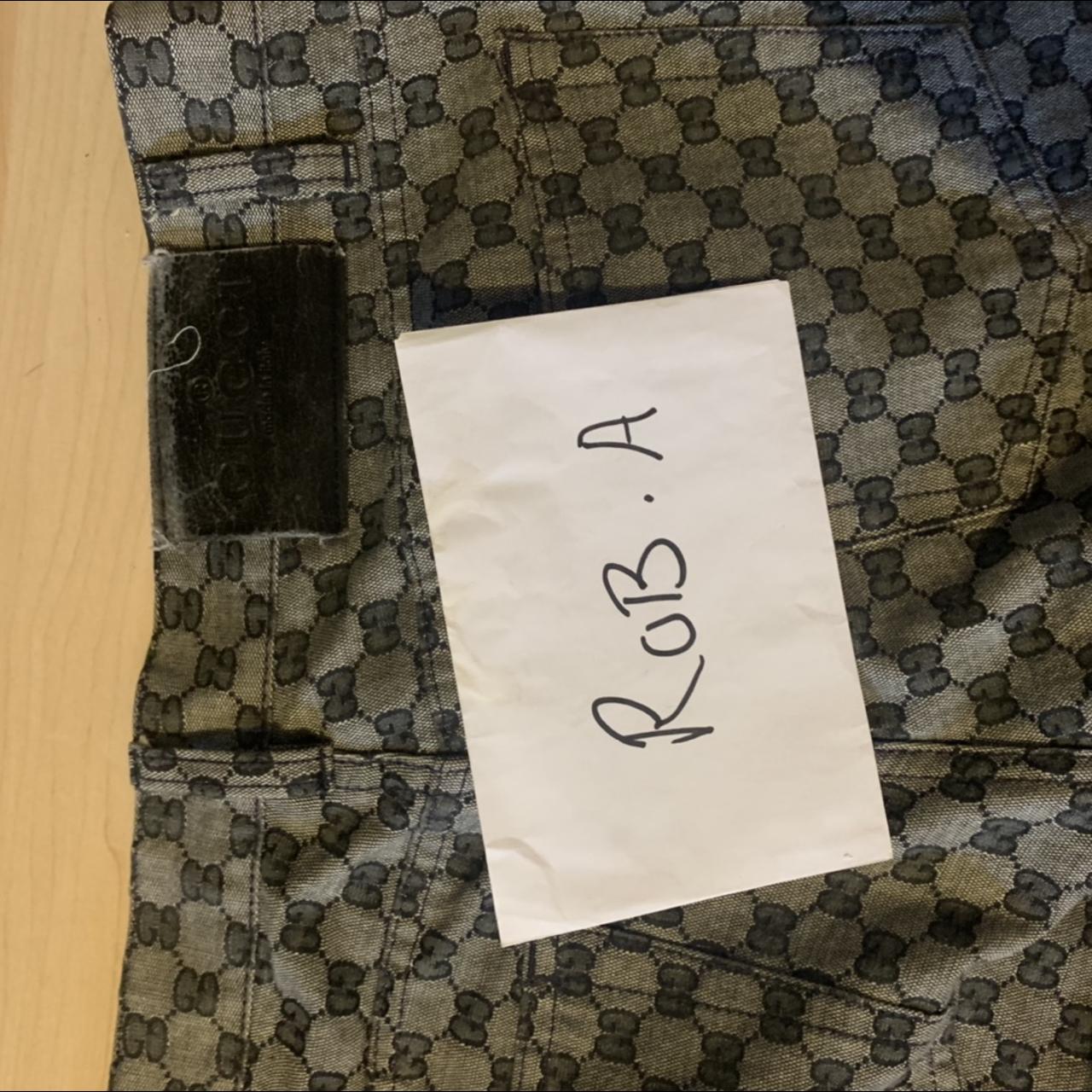 Gucci monogram jeans size 48 womens (originally... Depop