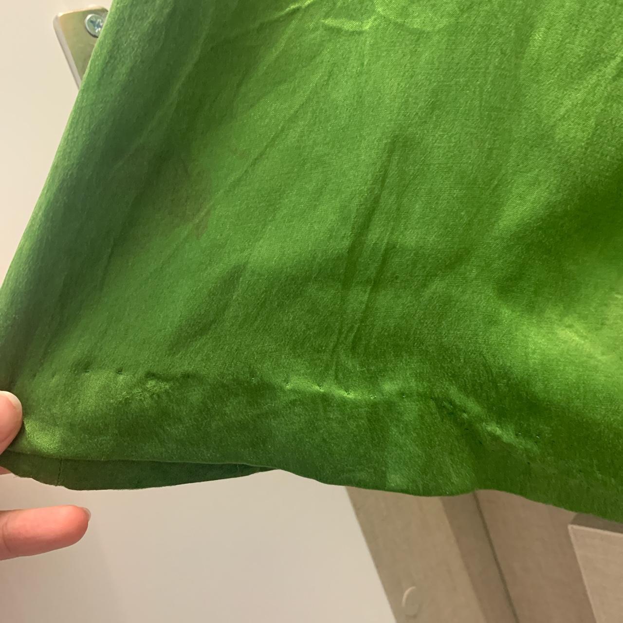 *need gone asap****rat and boa green silk jumpsuit... Depop