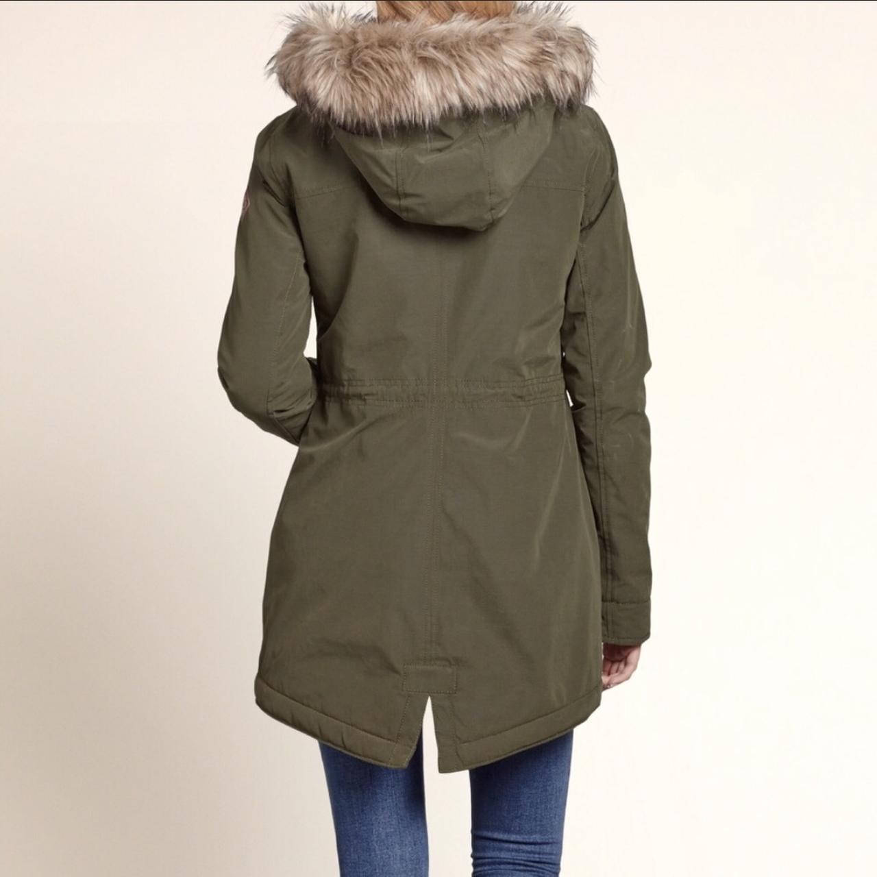 Hollister Heritage Sherpa Lined Parka ($70) ❤ liked on Polyvore