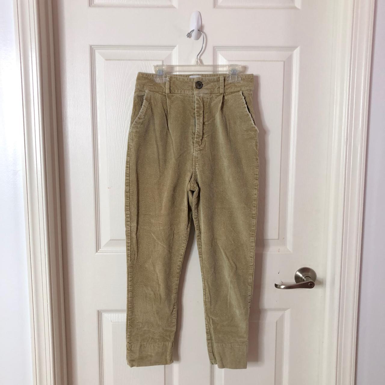 #PrincessPolly - corduroy pants in khaki. in... - Depop