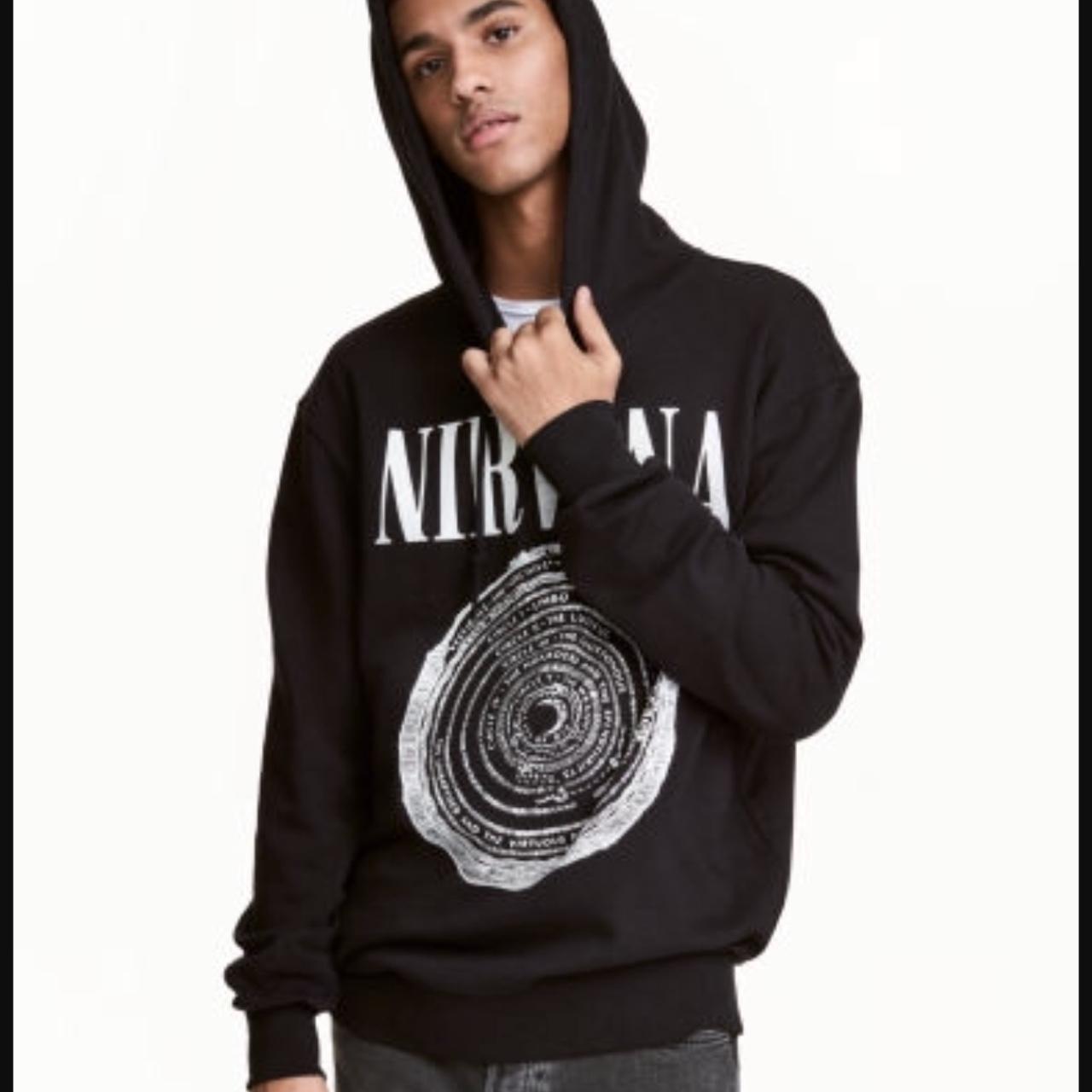 moletom com capuz nirvana h&m
