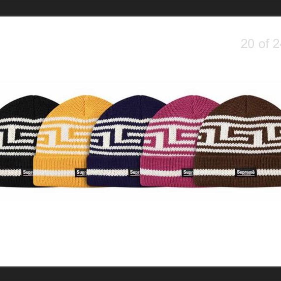 Supreme magnets Meandros Ragg Wool Beanie From like... - Depop