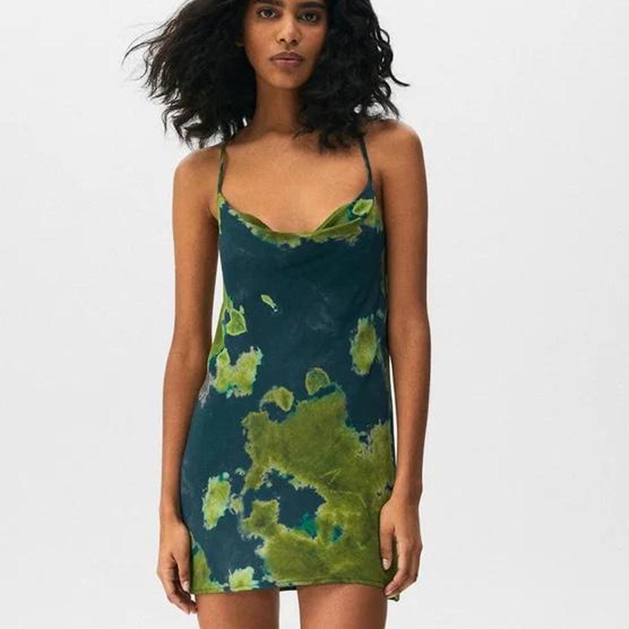 Denim Pull And Bear Pantalones Tie Dye Robe Jeans Robe Chemise