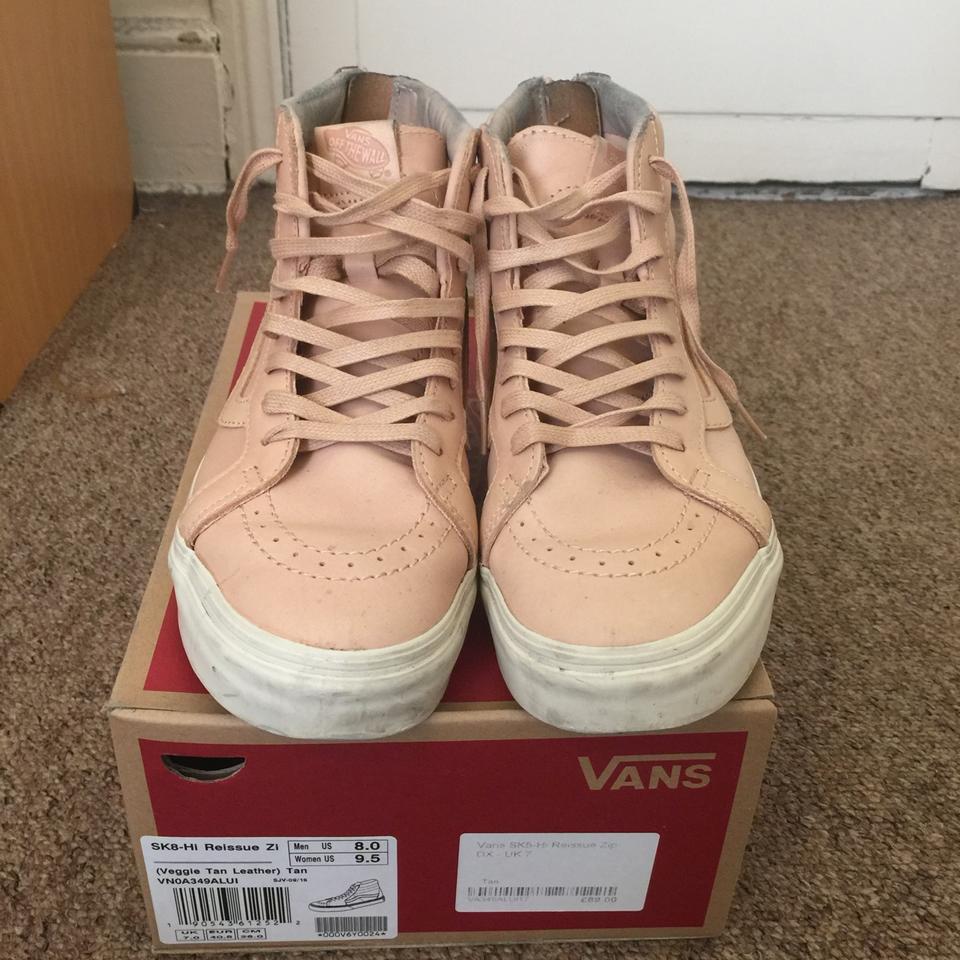 Vachetta cheap tan vans