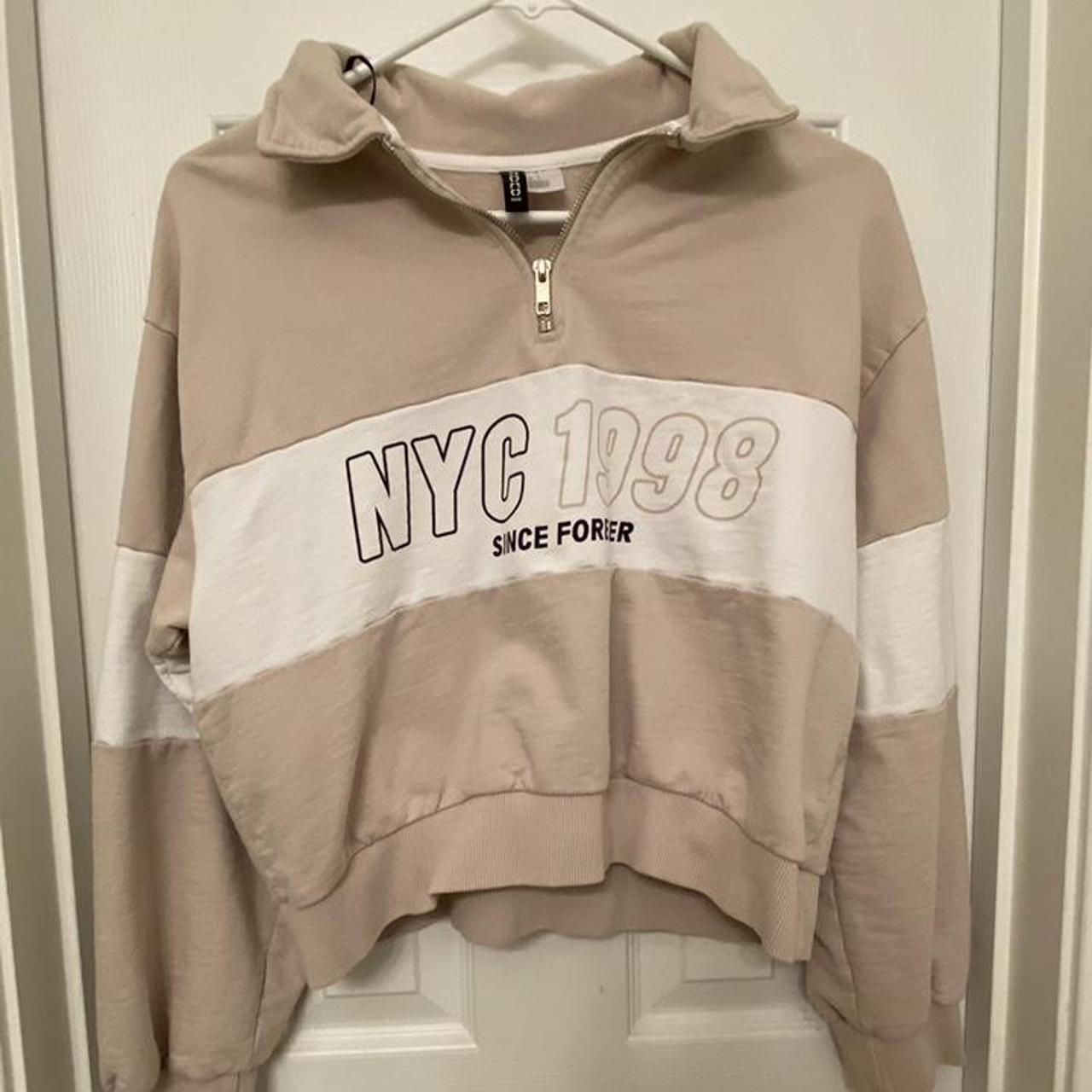 H&M quarter zip sweater, super cute, great