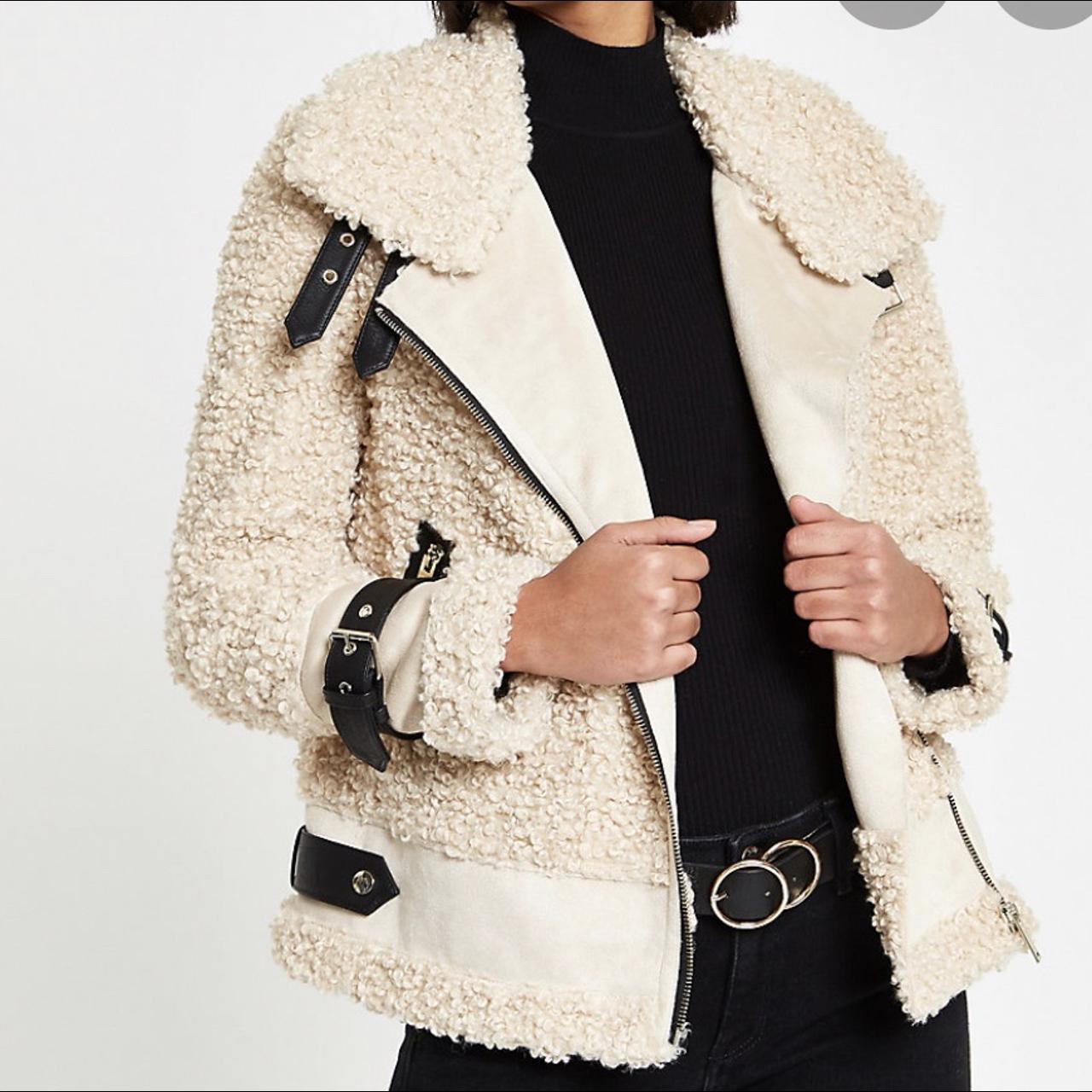 River island petite hot sale aviator jacket