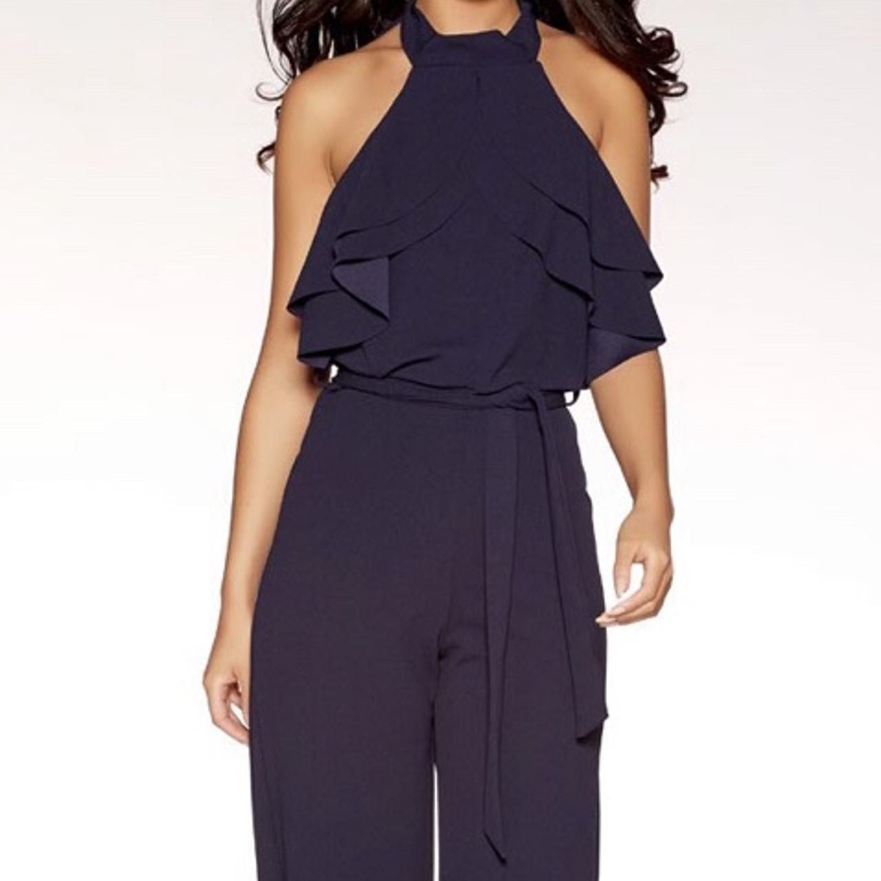 quiz navy blue jumpsuit