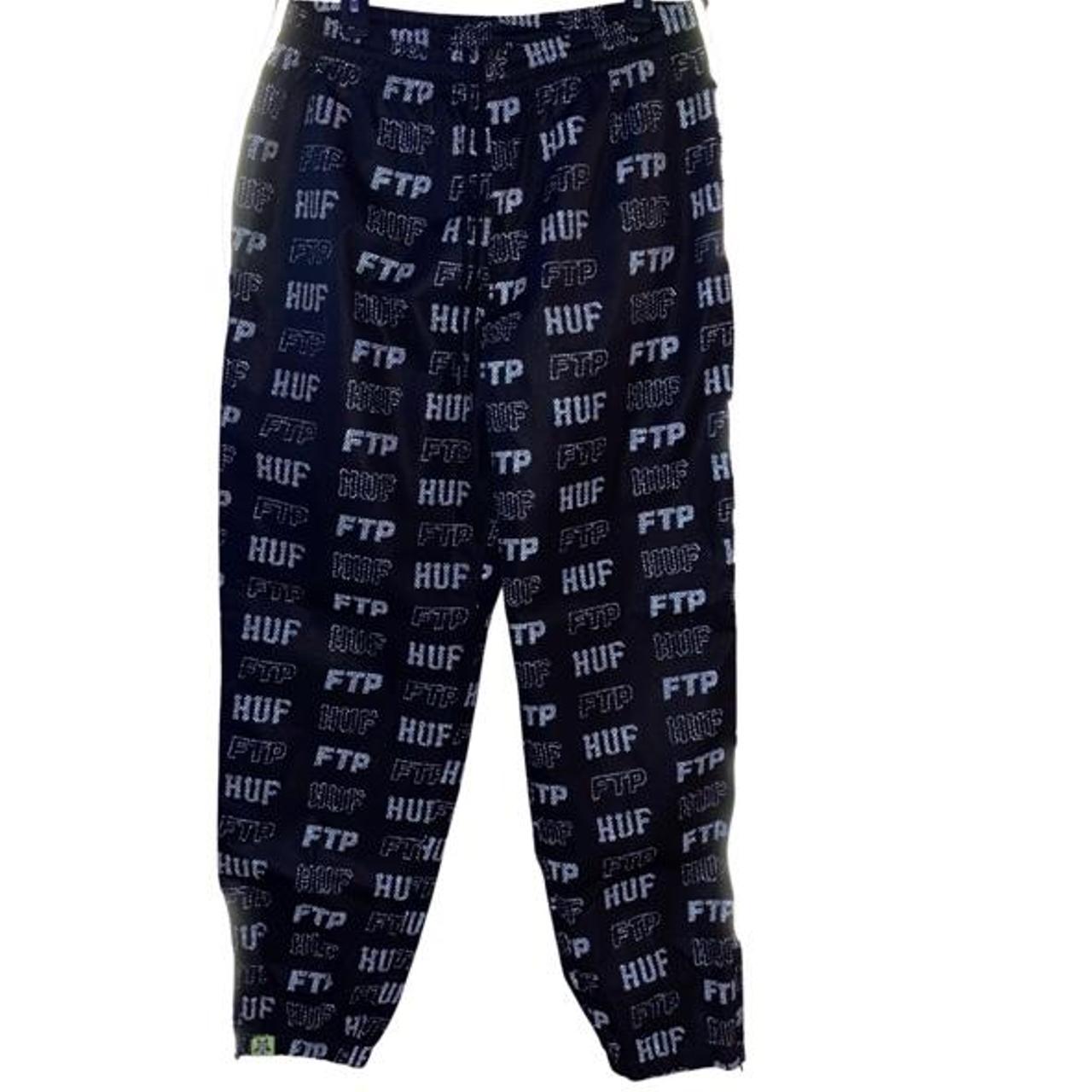 Deadstock FTP and Huf reflective mesh logo pants...