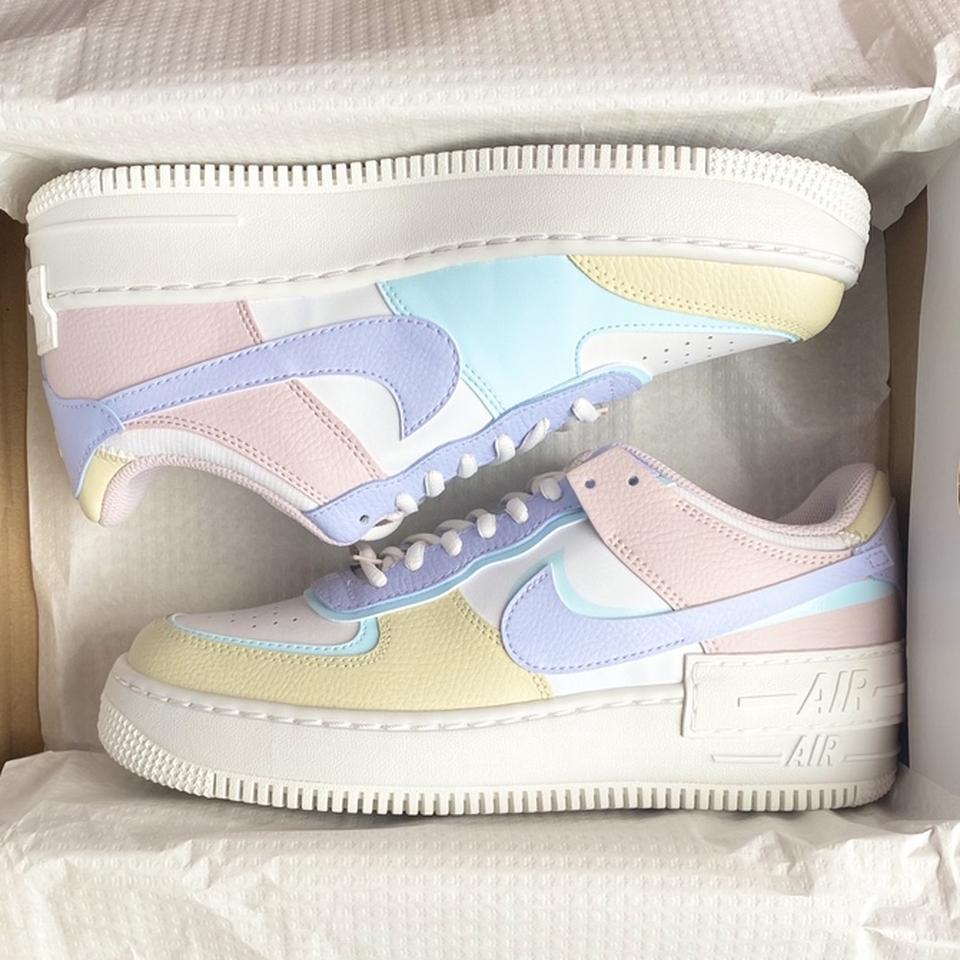 Air force 1 clearance shadow pastel blue purple