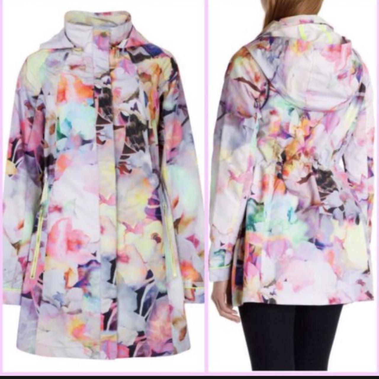 ted baker floral raincoat