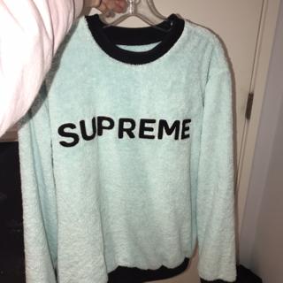 Supreme Terry crewneck Original price: $300 Brand... - Depop