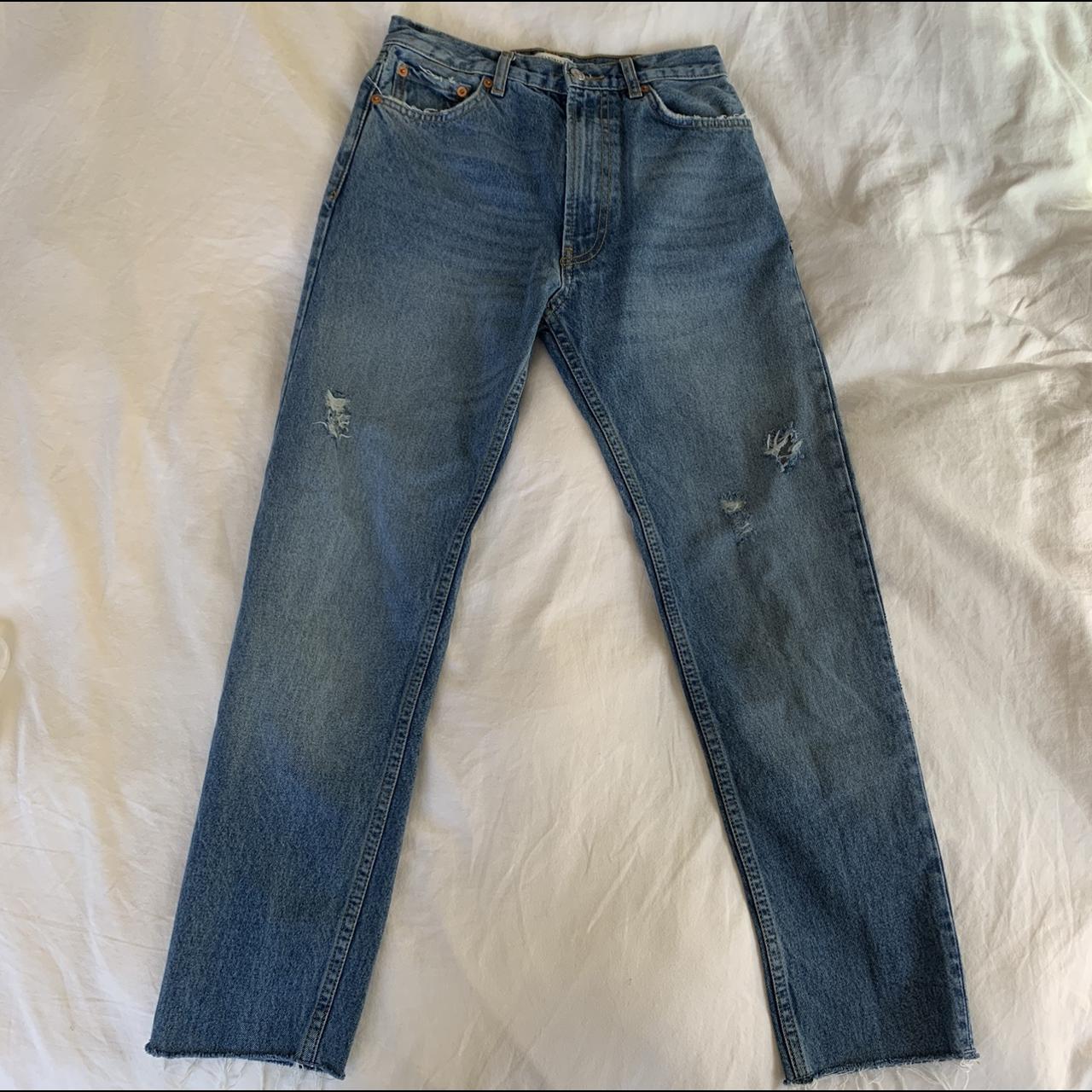 zara jeans. Zara woman premium denim collection,... - Depop