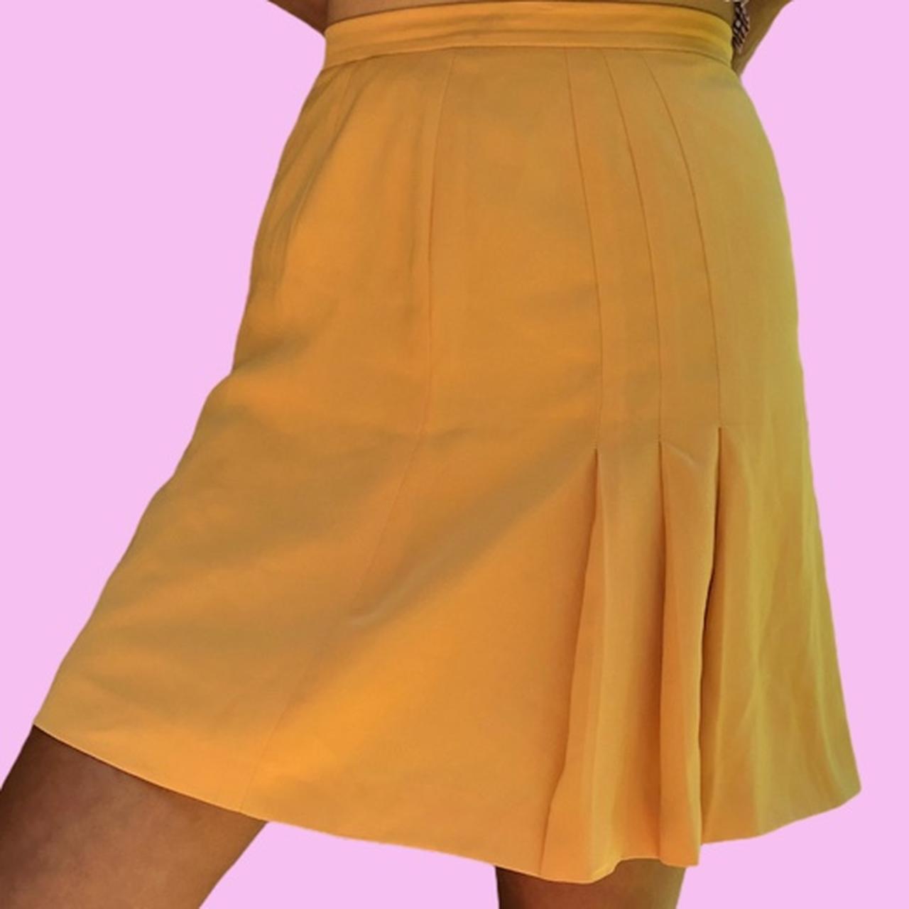 Mustard tennis clearance skirt