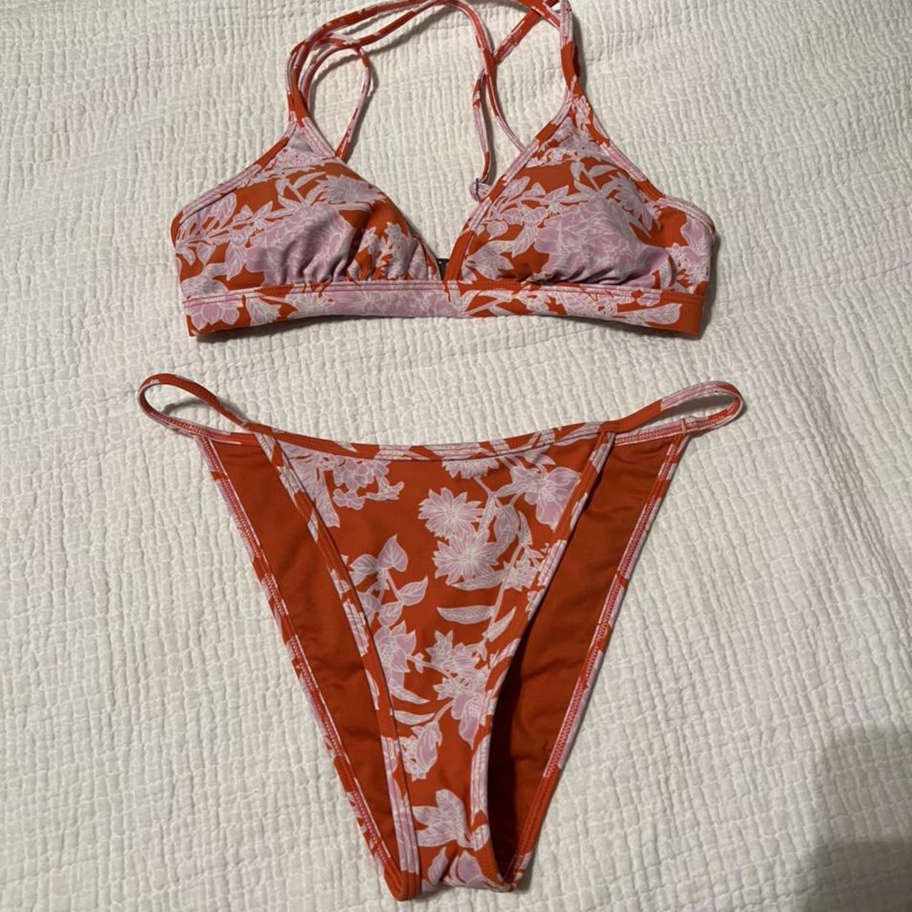 Forever 21 Bikini with matching sarong #bikini... - Depop