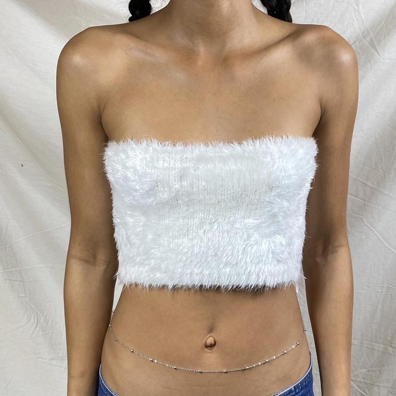 H&M Fluffy Crop Top