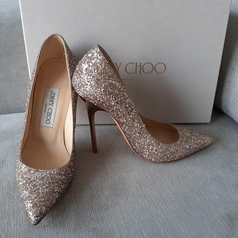 Jimmy choo discount anouk gold glitter