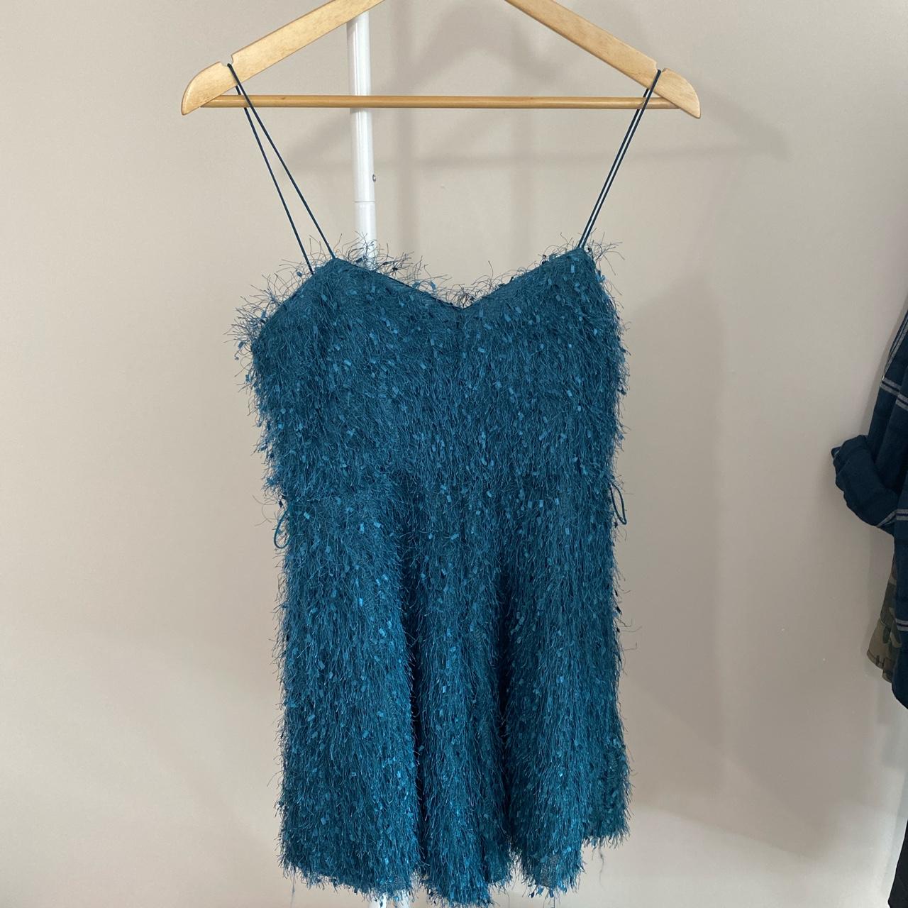Blue/Green Tassel Playsuit from Zara ⚫️, Size Small