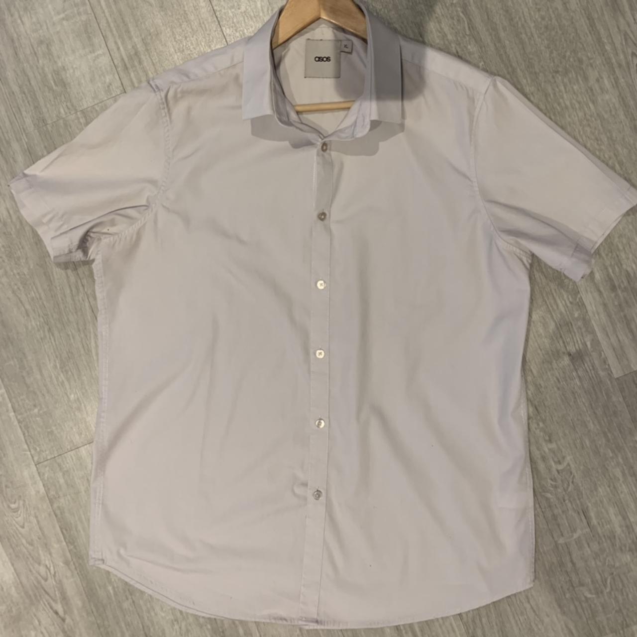 Men’s light grey Asos shirt - XL (worn once - great... - Depop