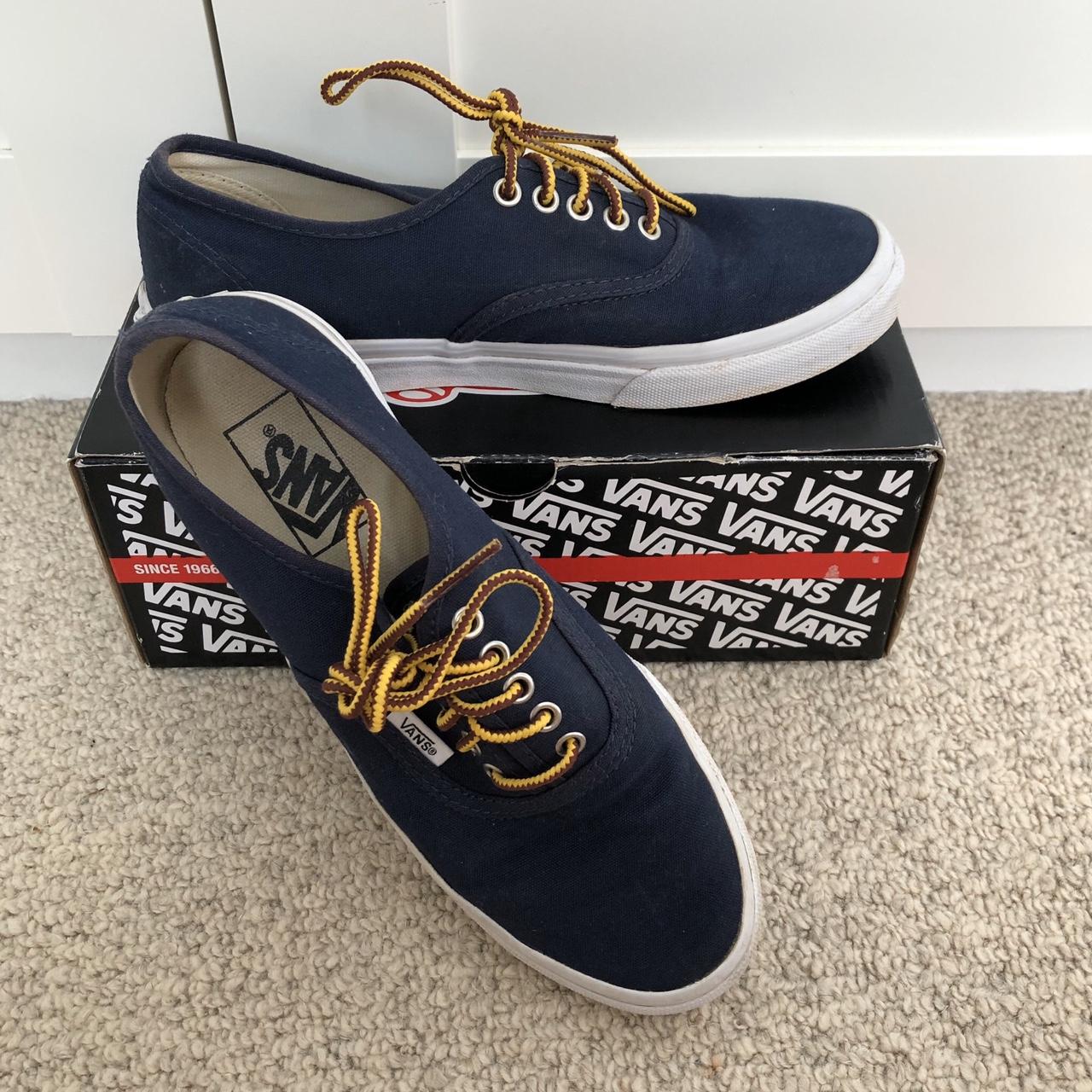 Vans authentic sale navy original