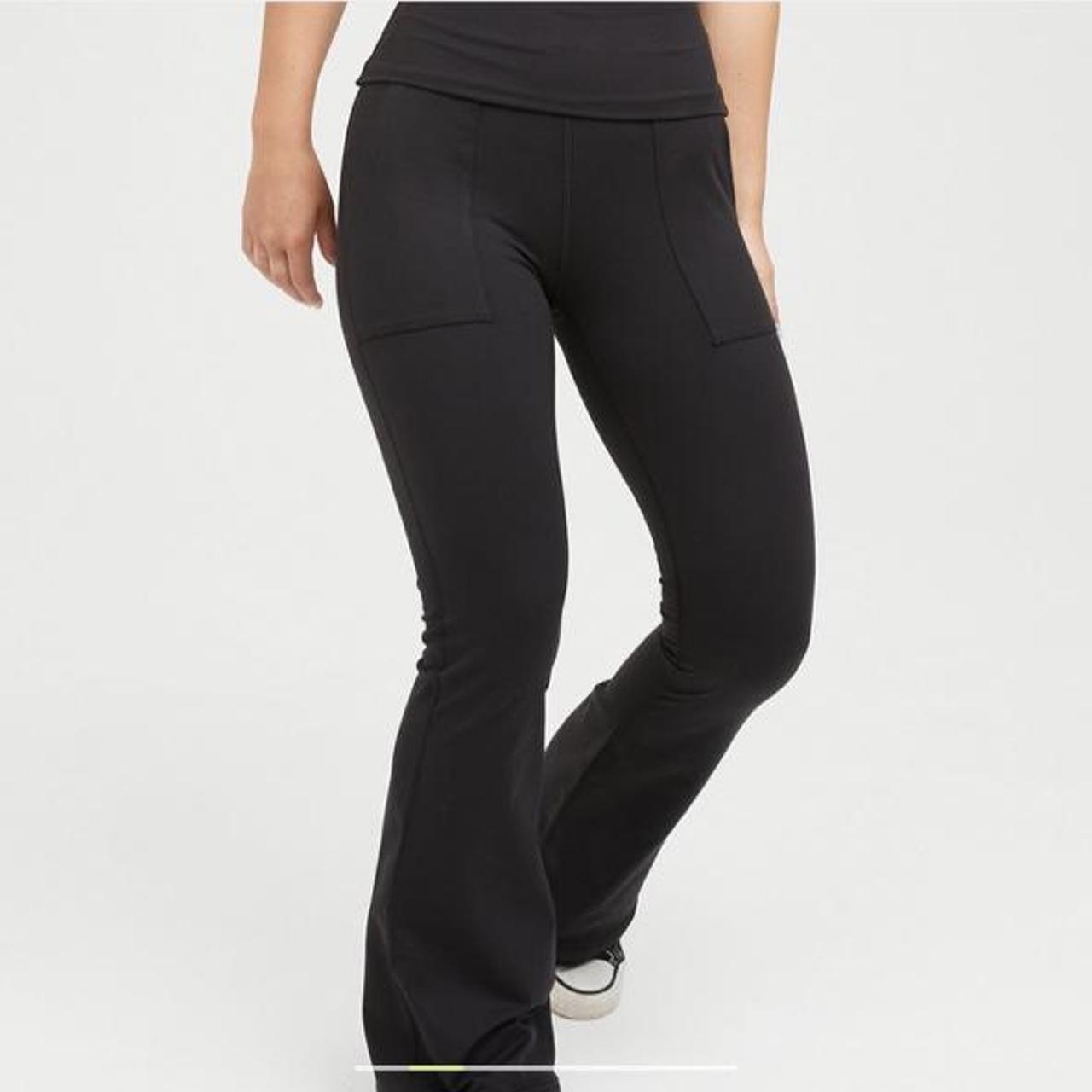 Never worn American Eagle offline foldover flare... - Depop