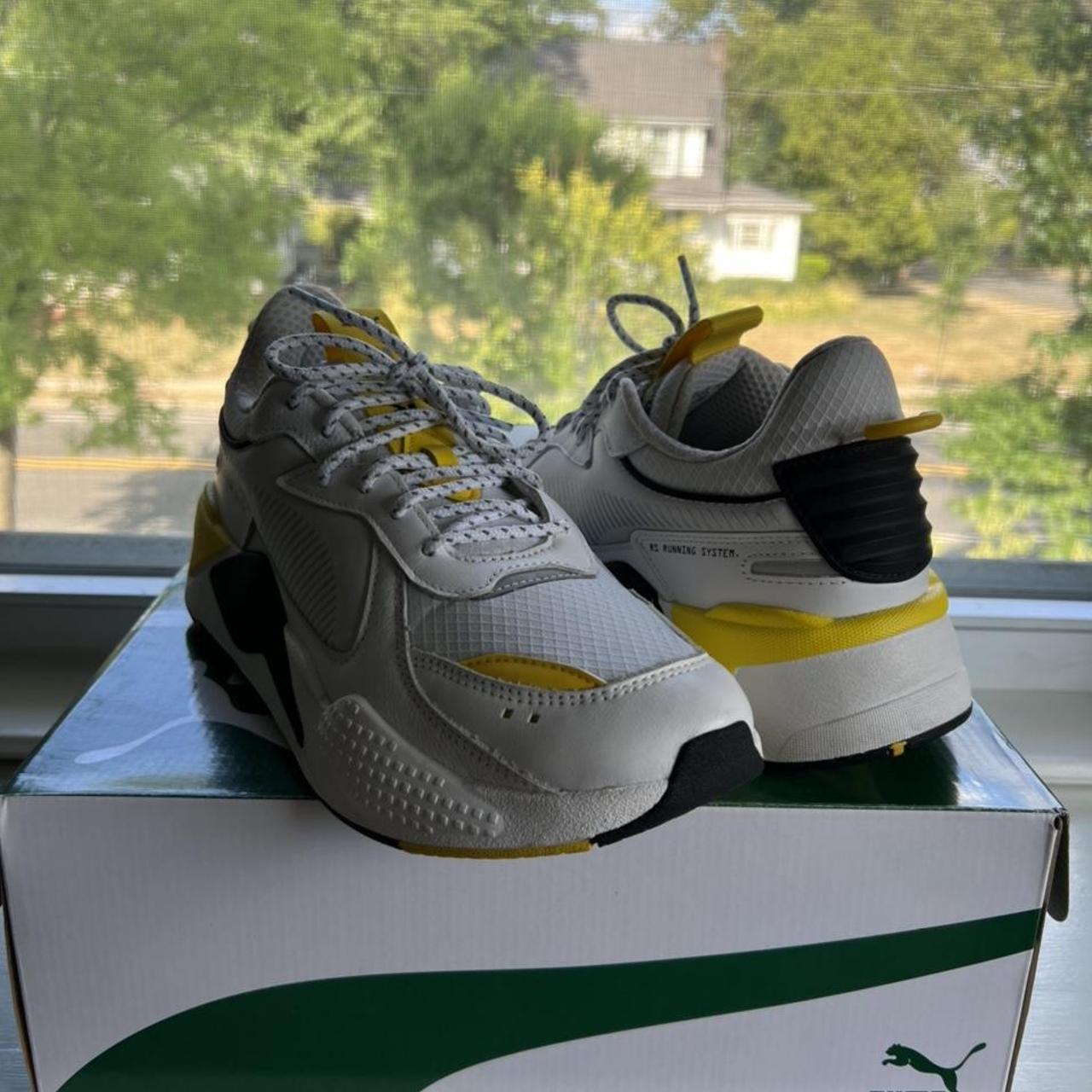 Puma rs x core best sale grey yellow