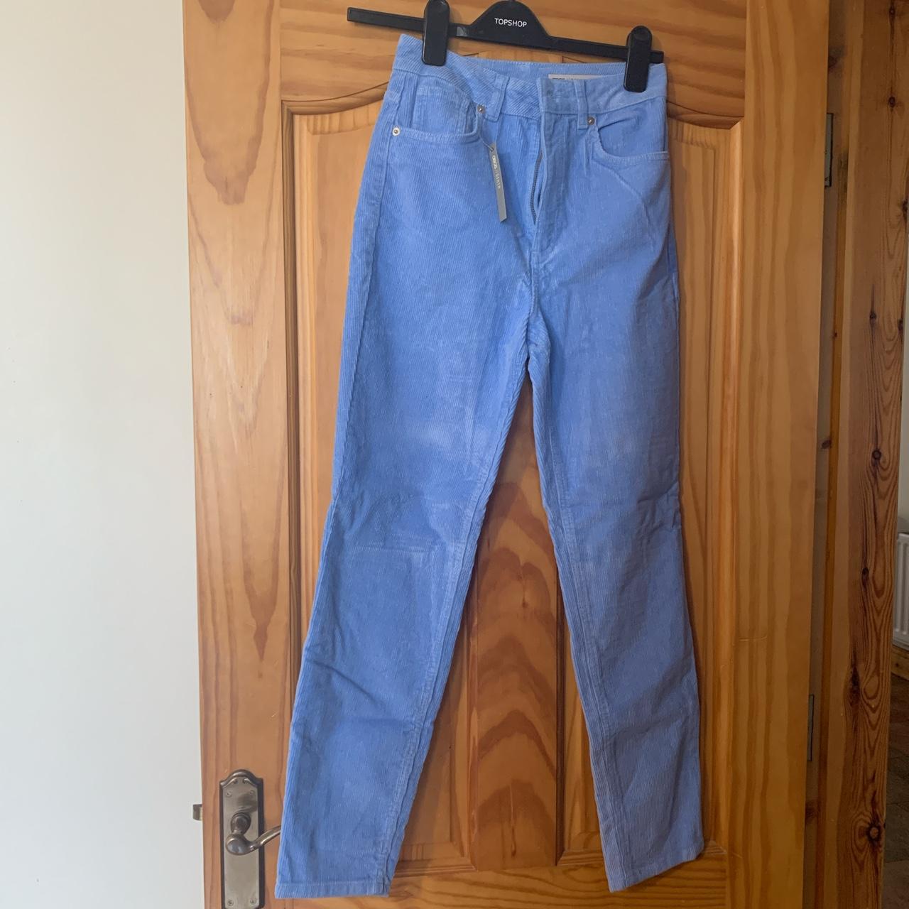 Asos powder blue cord jeans. Size 8. Brand new with... Depop