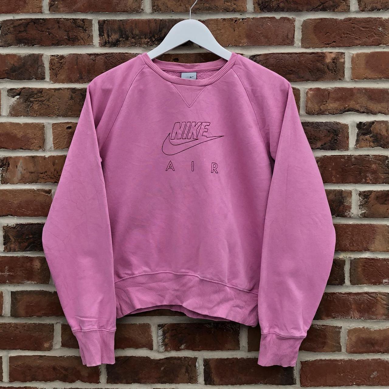 BRAND NIKE DETAIL CUTE PINK NIKE AIR SWEATER WITH