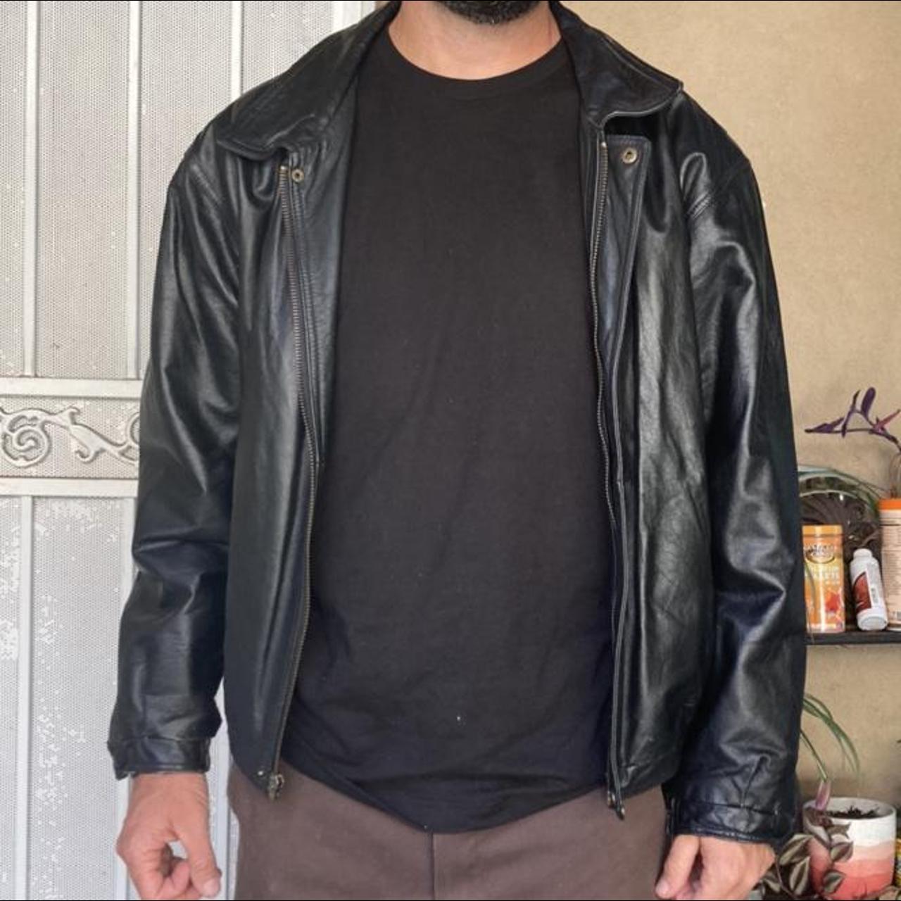 Port Authority Men's Black Jacket | Depop