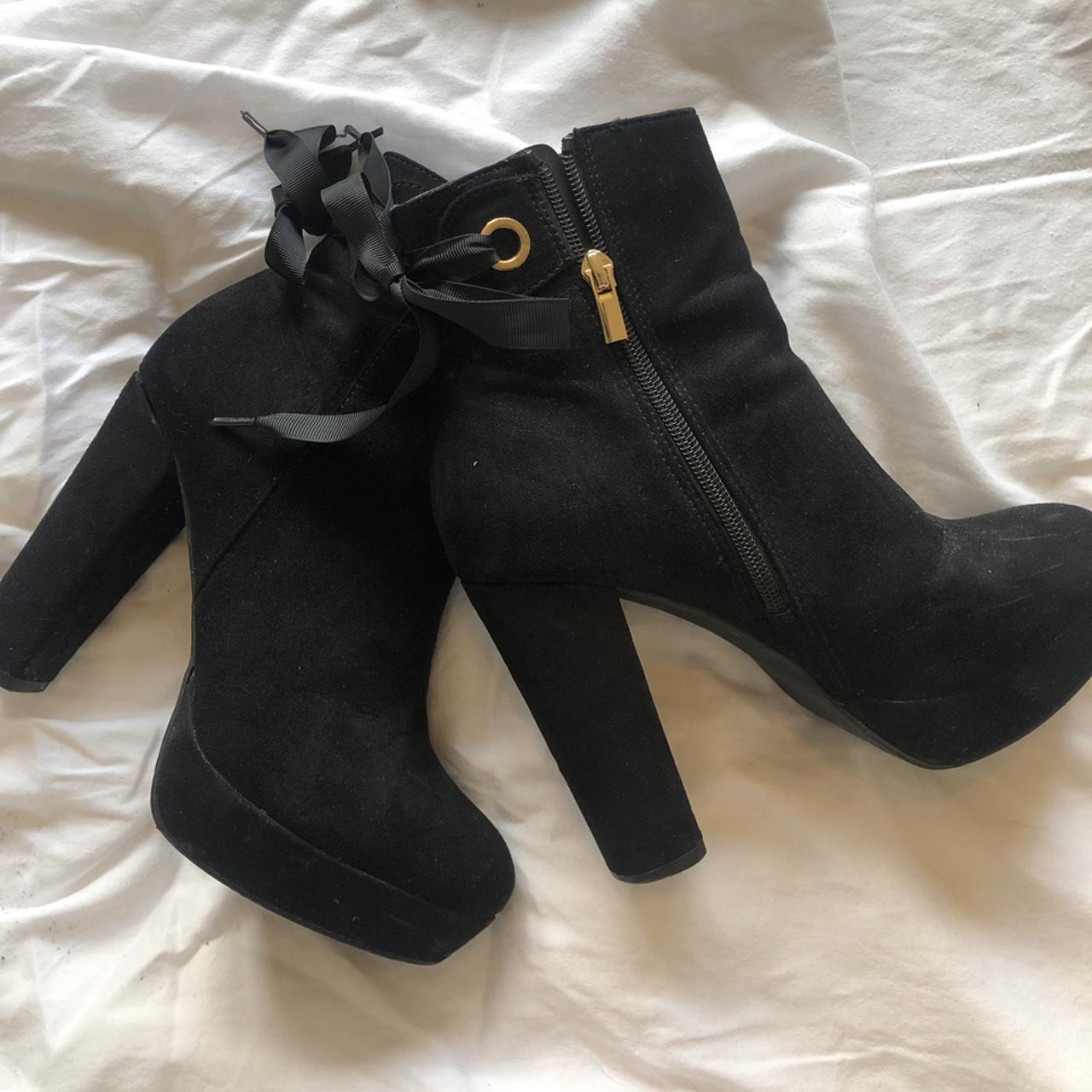 Miss kg platform heeled ankle sale boots