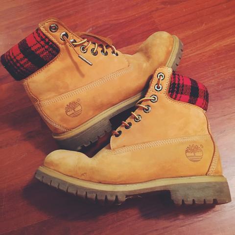 Timberland X Woolrich, condizioni 90% - Depop