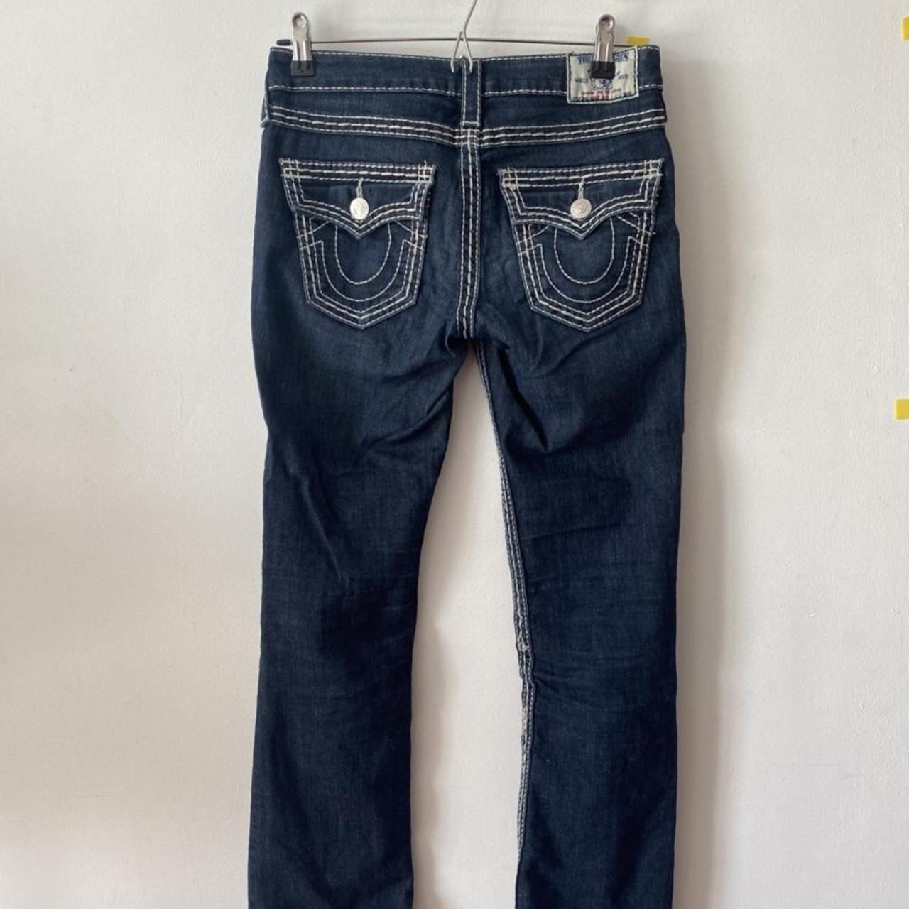 super low waisted true religions straight leg! would... - Depop