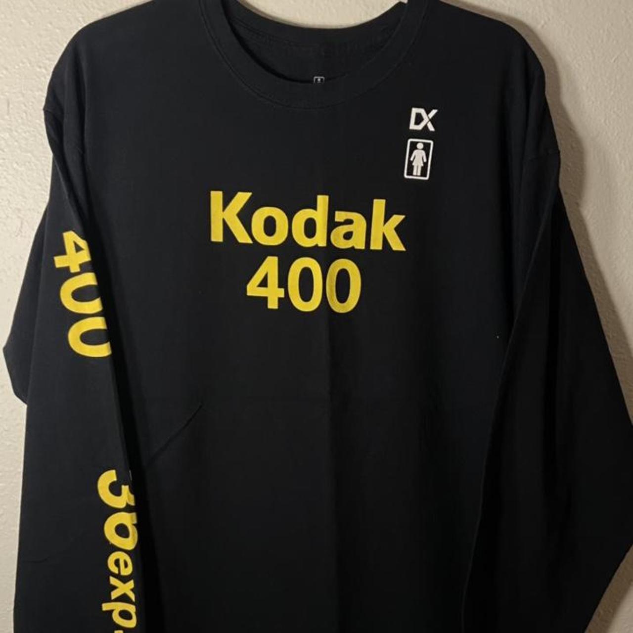 Kodak Men's Black and Yellow T-shirt