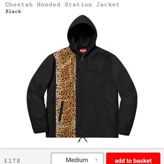 SUPREME cheetah hooded Station... - Depop