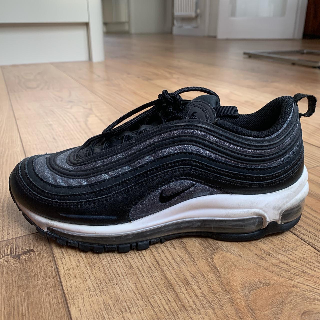 Black air max 97 glitter sale