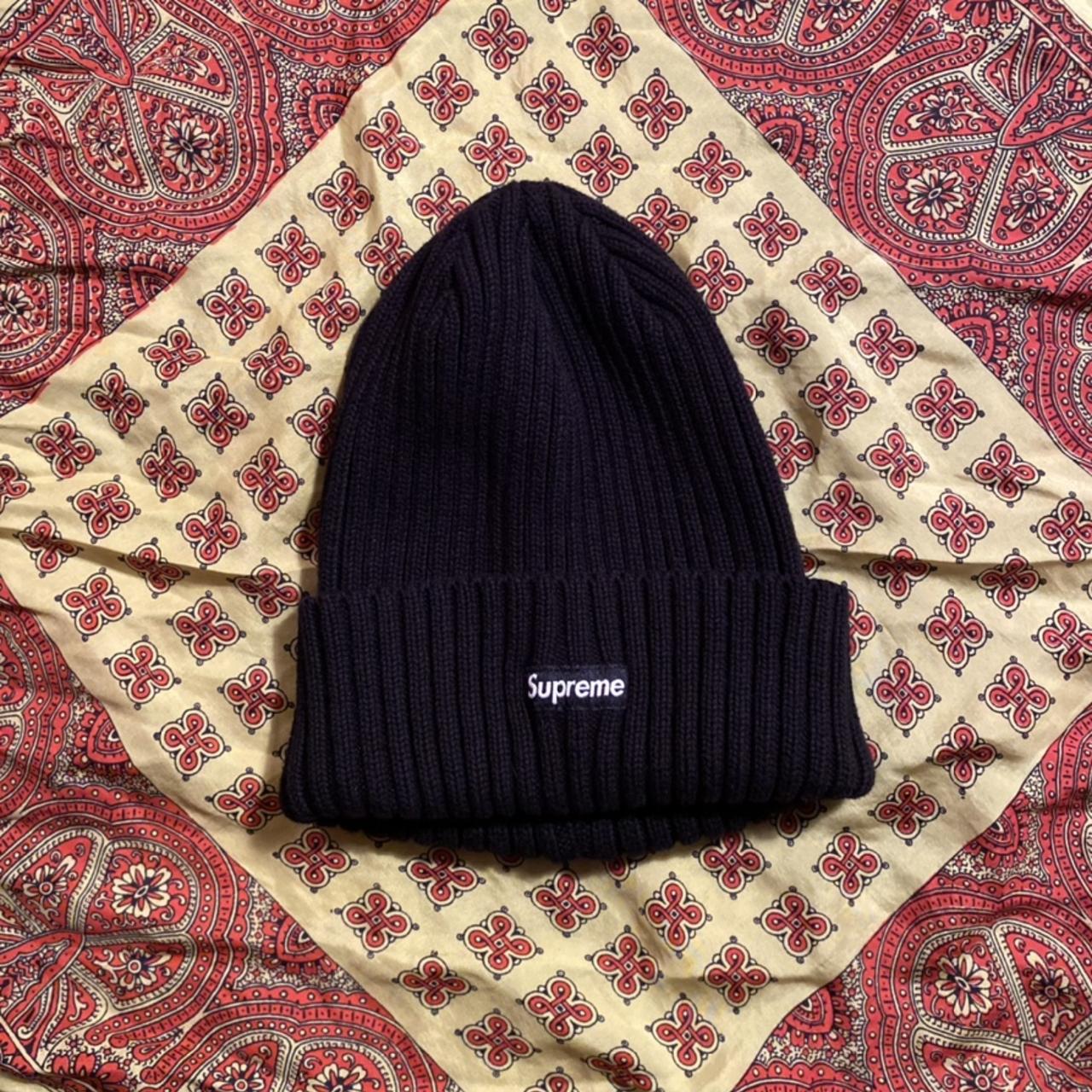 Supreme Box Logo Beanie (Crimson Red) Brand New, - Depop