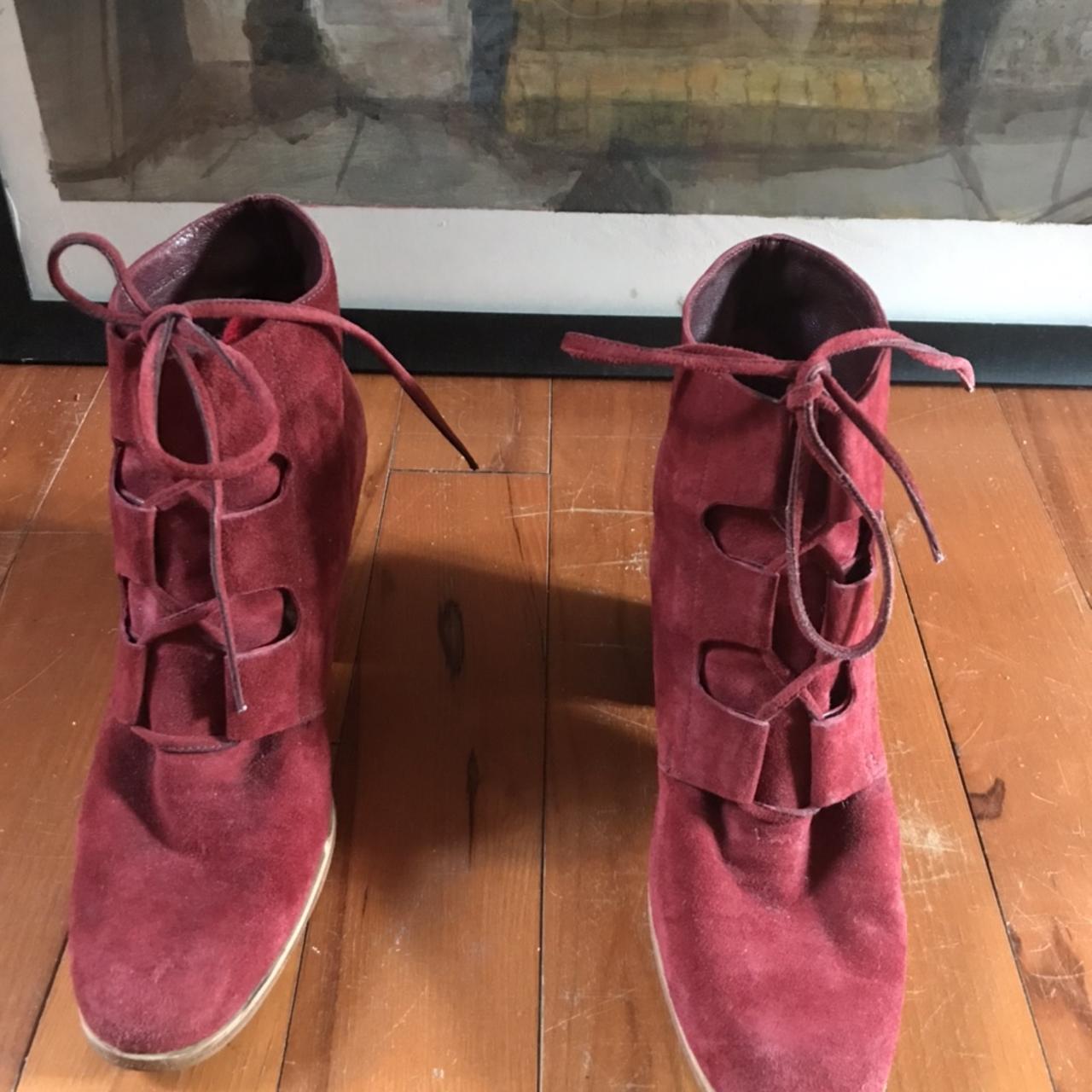Rachel Comey Women's Red and Burgundy Boots