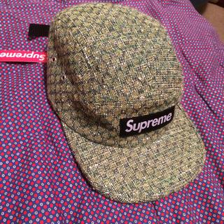 Supreme bright tweed camp cap. Brand new never been... - Depop
