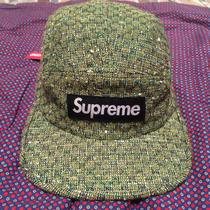 Supreme bright tweed camp cap. Brand new never been... - Depop