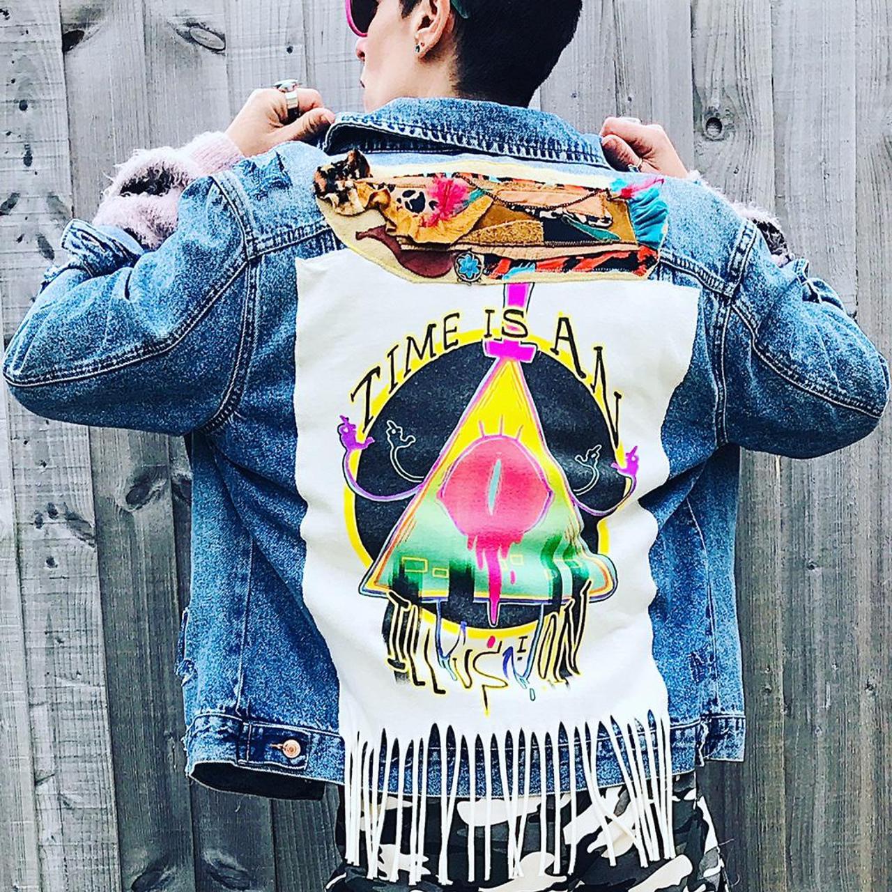 bohemian denim jacket